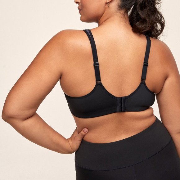 NWT Black Smoked Neon High Impact Sport Bra PLUS Countour Padded - Picture 16 of 16